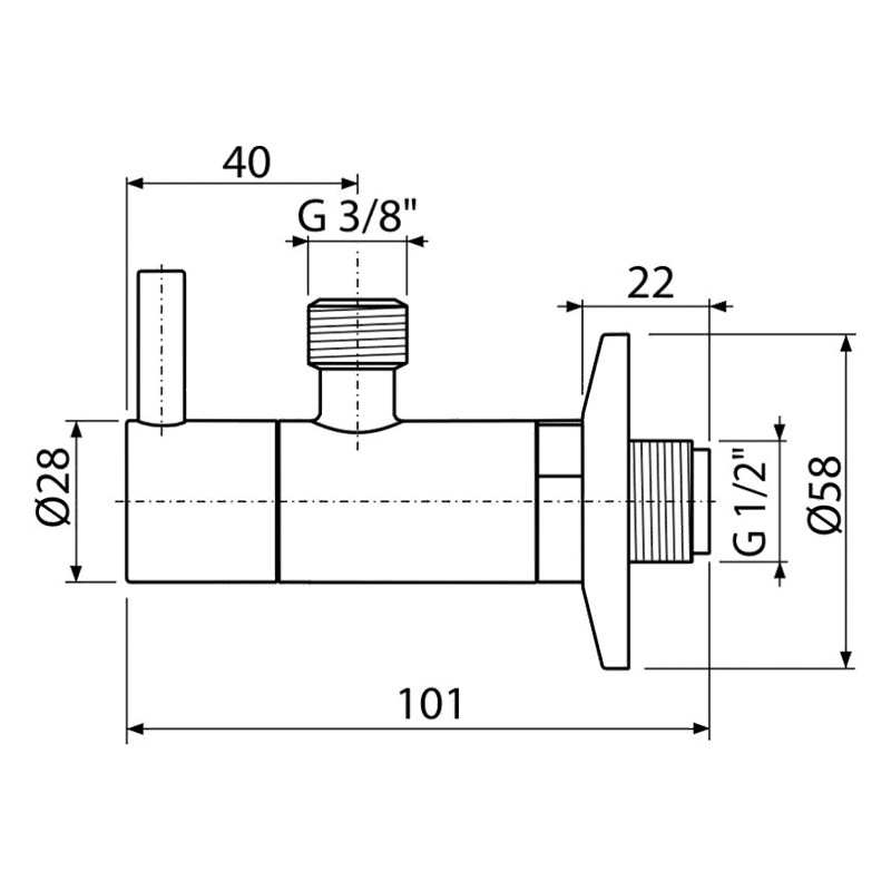 Robinet coltar, Alcadrain, cu filtru 1/2, alb mat - 1 | YEO