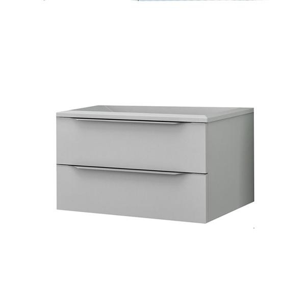 Set mobilier suspendat si lavoar Kolpasan, Tara, 91 cm, alb mat - 1 | YEO