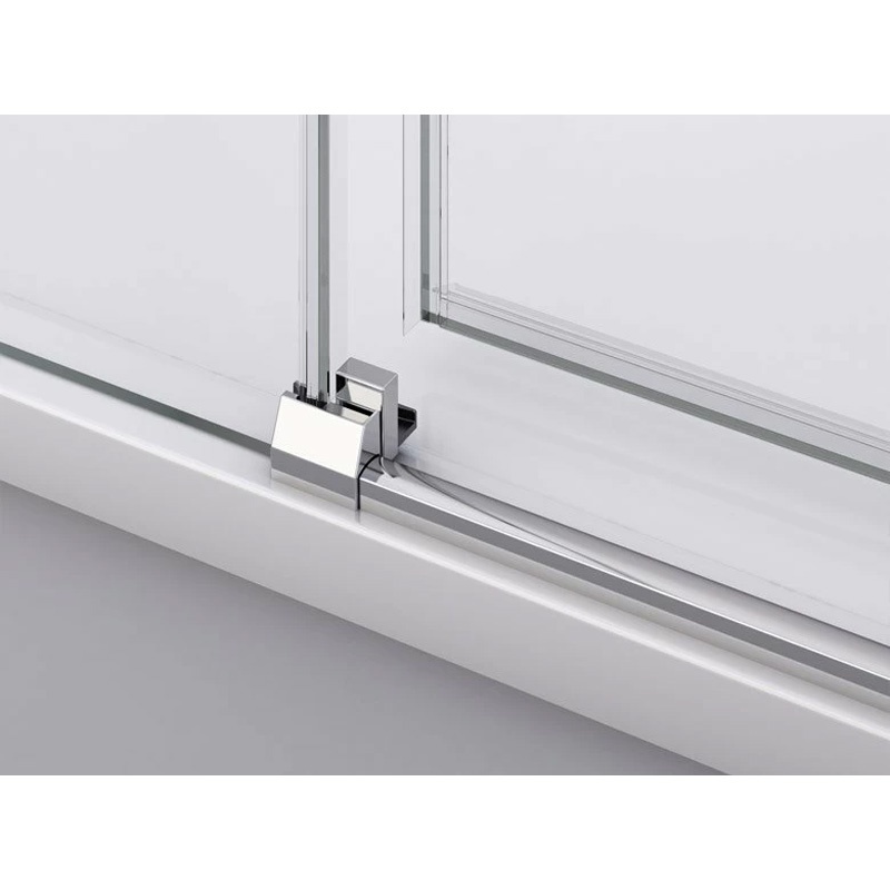 Ușă culisantă 2 piese Ronal SanSwiss, Divera 100 cm, crom - 2 | YEO