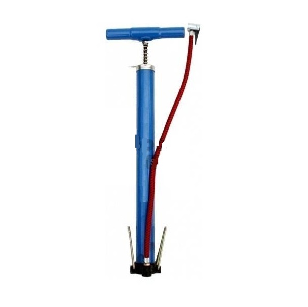 Pompa auto manuala BERVAS B2146, corp metalic 530 x 38 mm, furtun 550 mm inclus, pentru umflare anvelope cu valva si presiune compatibile in atelier