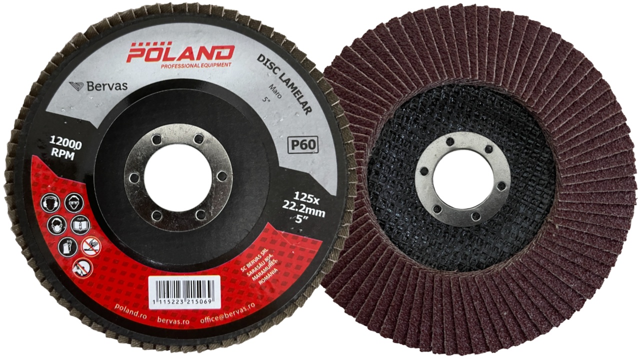 Disc Lamelar Poland Maro 125mm P80