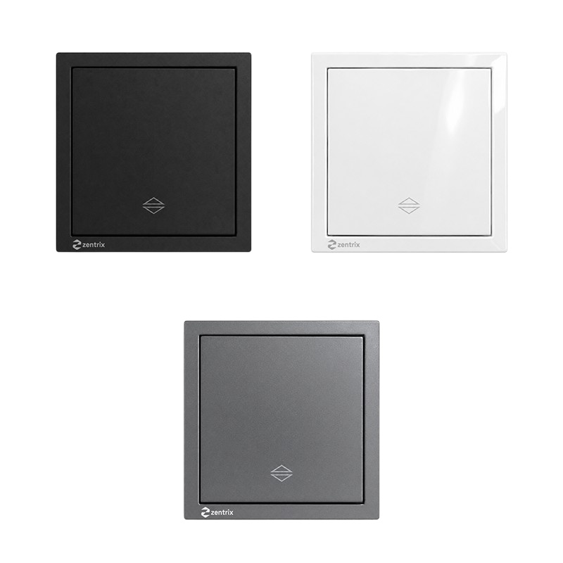 Intrerupator 1 clapeta cap-scara – 16A, 250V, 80 x 80 mm ALB