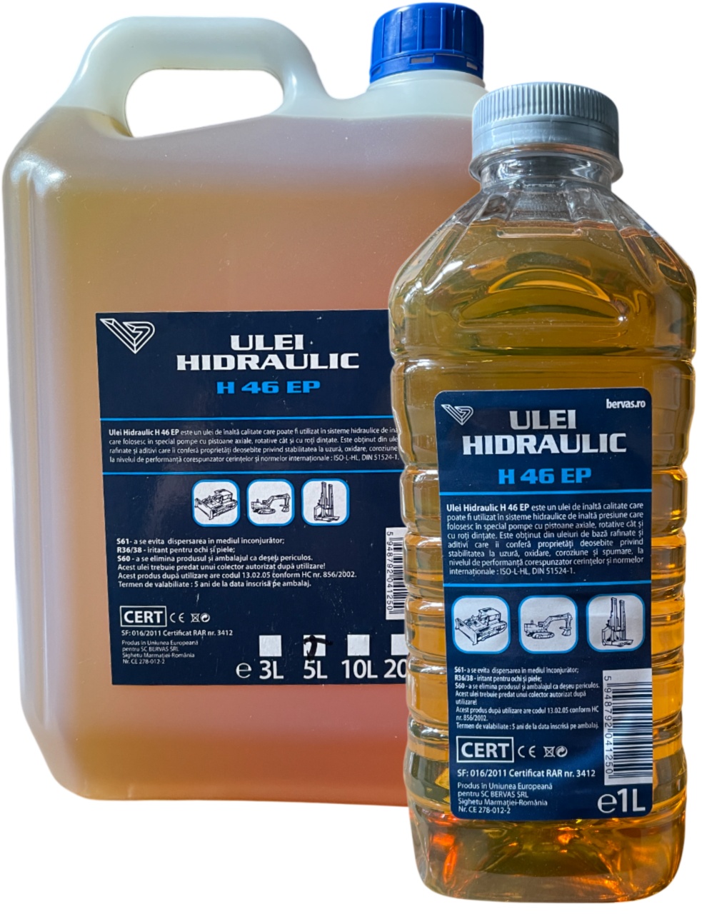 Ulei Hidraulic H46 5L 5buc/bax