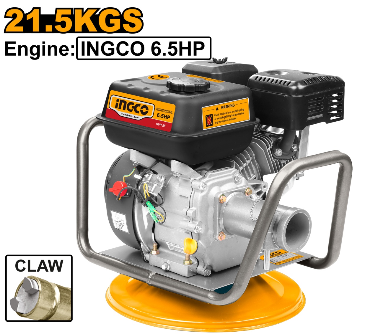 Vibrator de Beton pe Benzina 4.8Kw INGCO GVR-2E