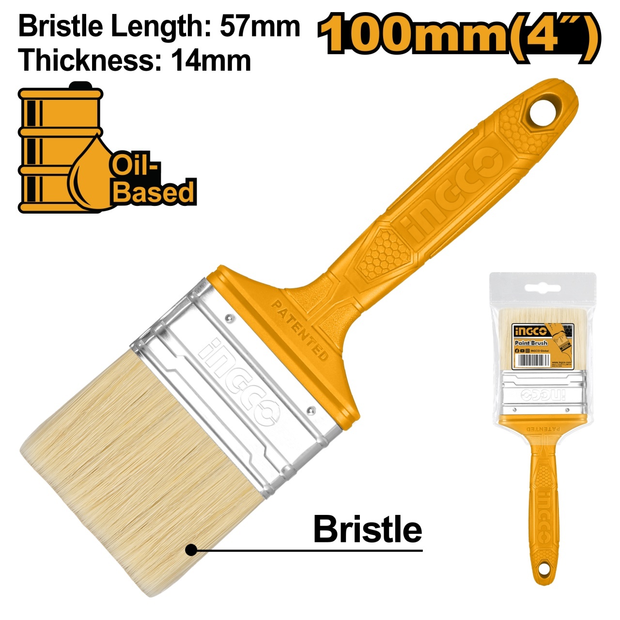 Pensula 75mm Super Select INGCO CHPTB68703