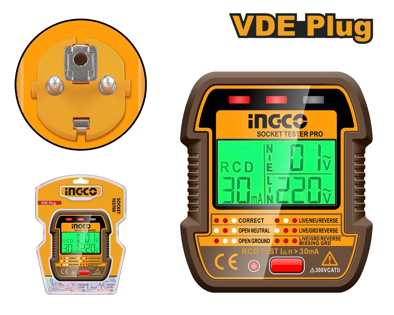 Tester Priza INGCO HESST30011
