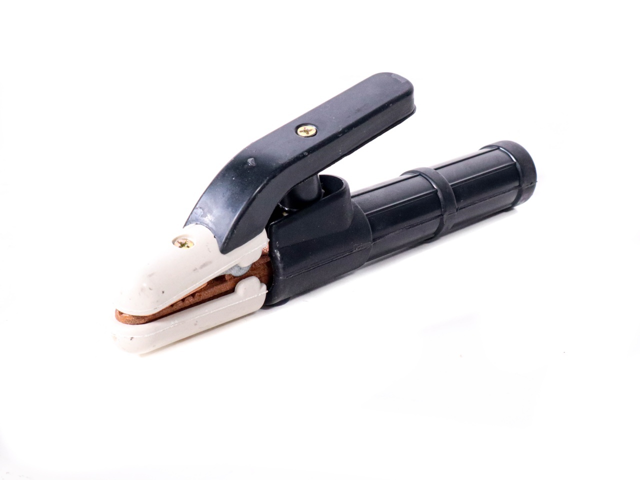 Cleste port-electrod sudura MMA BERVAS B4055, curent maxim 500 A, 210 x 60 mm, corp alama si maner izolat, pentru cablu si electrozi compatibili