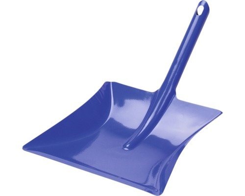 Făraș metalic POLAND P0087, 36×20 cm, model albastru pentru colectarea resturilor și curățarea spațiilor din atelier sau gospodărie