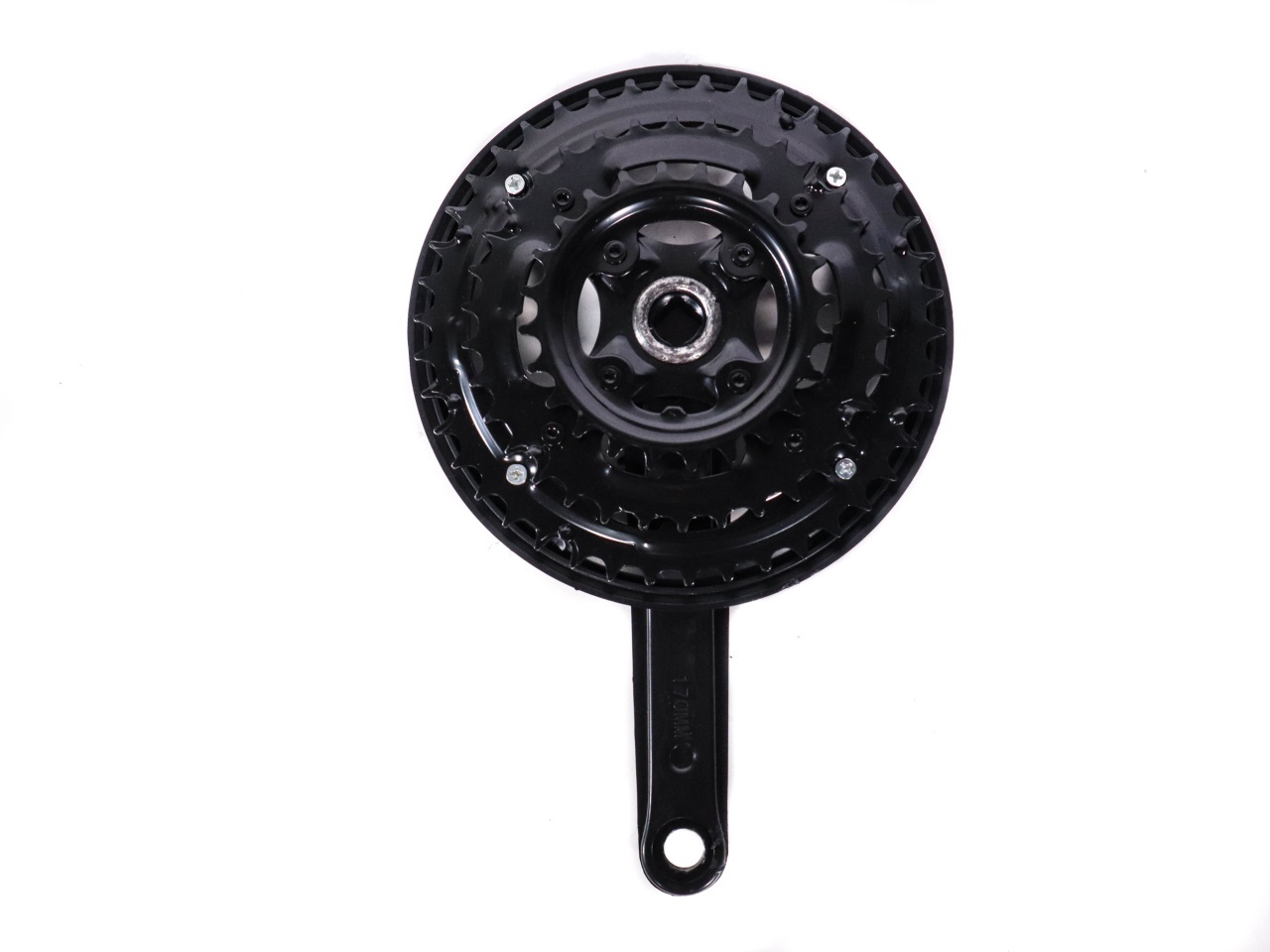 Foi Pedalier MTB cu 3 Viteze Negre Mici