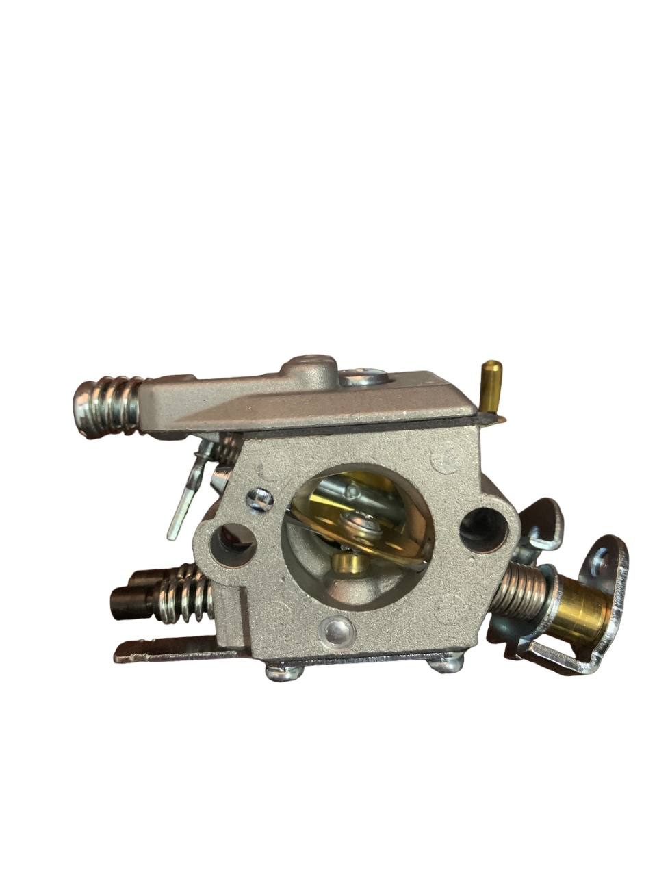Carburator drujba BERVAS B8035, model HU137 HV137, interax prindere 24.5 mm, ansamblu complet pentru inlocuire pe sistem de alimentare compatibil