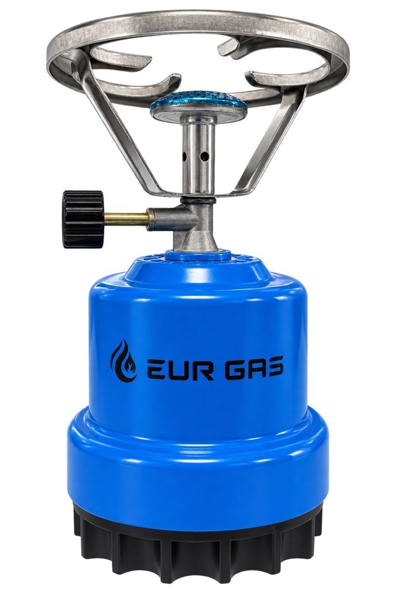 Mini aragaz camping EurGas EG0001, aparat pentru gătit în camping și activități în aer liber, cu utilizare potrivit instrucțiunilor