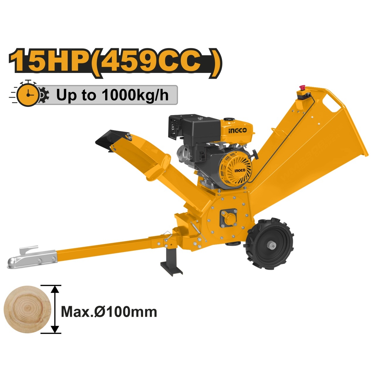 Tocator Crengi cu Motor 15HP
