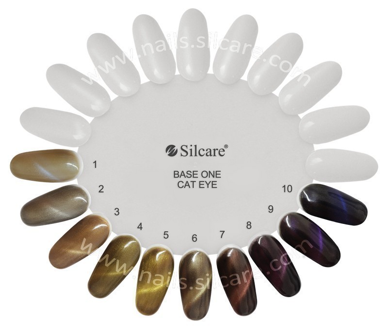 Gel UV Color Base One Silcare Cat Eye Magnetic Profelis 27 - 1 | YEO