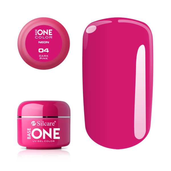Imagine Gel Uv Color Base One Silcare Neon Dark Pink