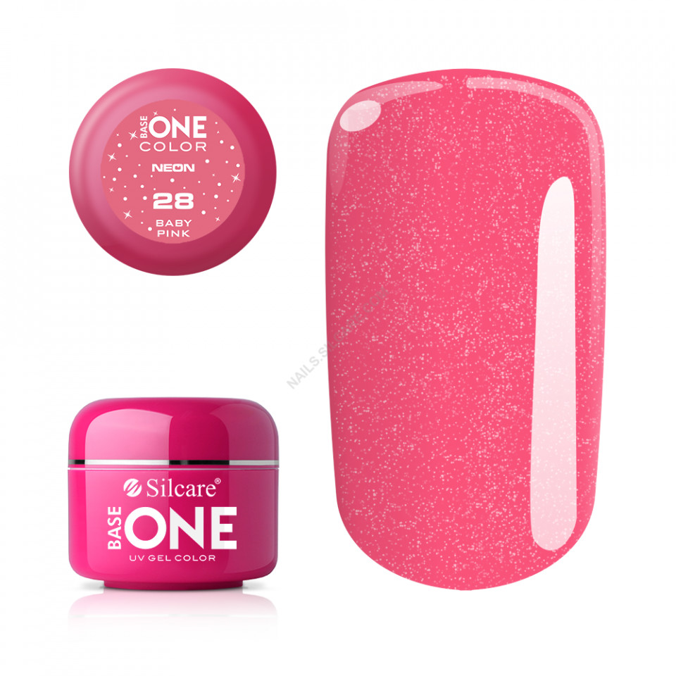 Imagine Gel Uv Color Base One Silcare Neon Baby Pink