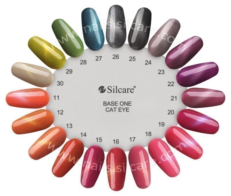 Gel UV Color Base One Silcare Cat Eye Magnetic Siamese 28