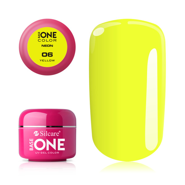 Imagine Gel Uv Color Base One Silcare Neon Yellow