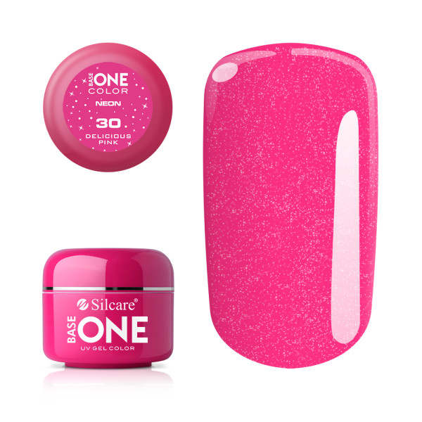 Gel UV Color Base One Silcare Delicious Pink 30