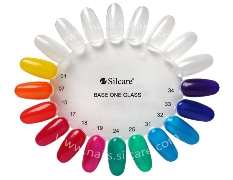 Gel uv Color Base One Silcare Glass Lolli Pop 18