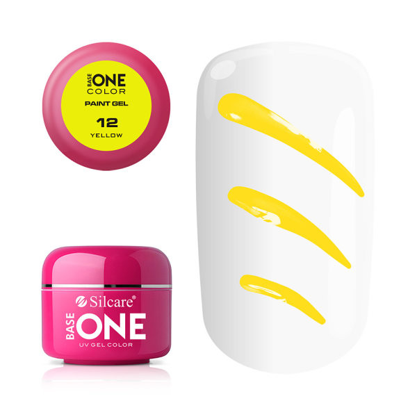 Imagine Gel Uv Color Base One Silcare Paint Yellow