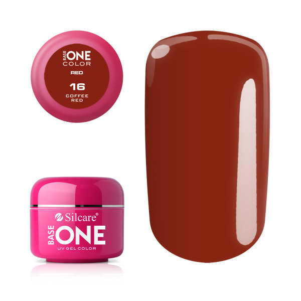 Imagine Gel Uv Color Base One Red coffee Red