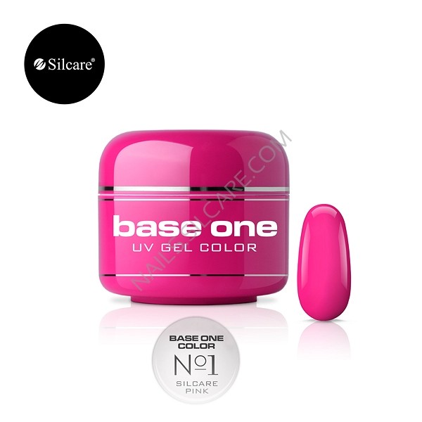 Gel UV Color Base One 5g Silcare Pink No 1