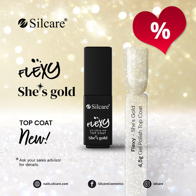 Flexy Top Coat *She's Gold 4,5 g