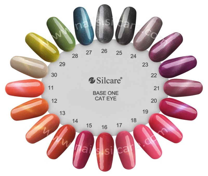 Gel UV Color Base One Silcare Cat Eye Magnetic Lampart 03