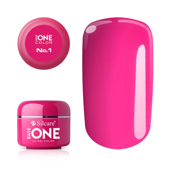 Imagine Gel Uv Color Base One Silcare Pink No 1