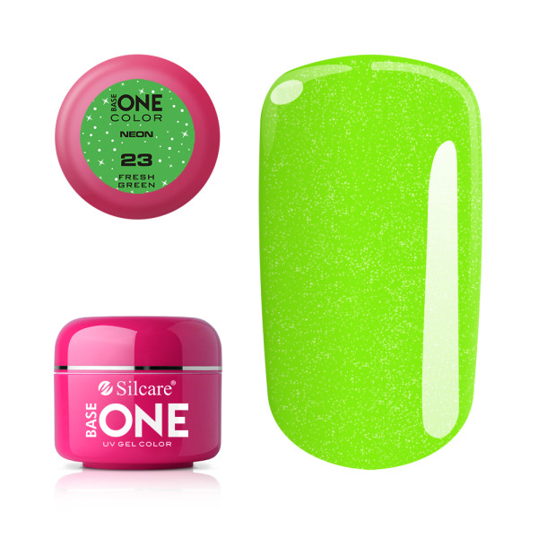 Imagine Gel Uv Color Base One Silcare Neon Fresh Green
