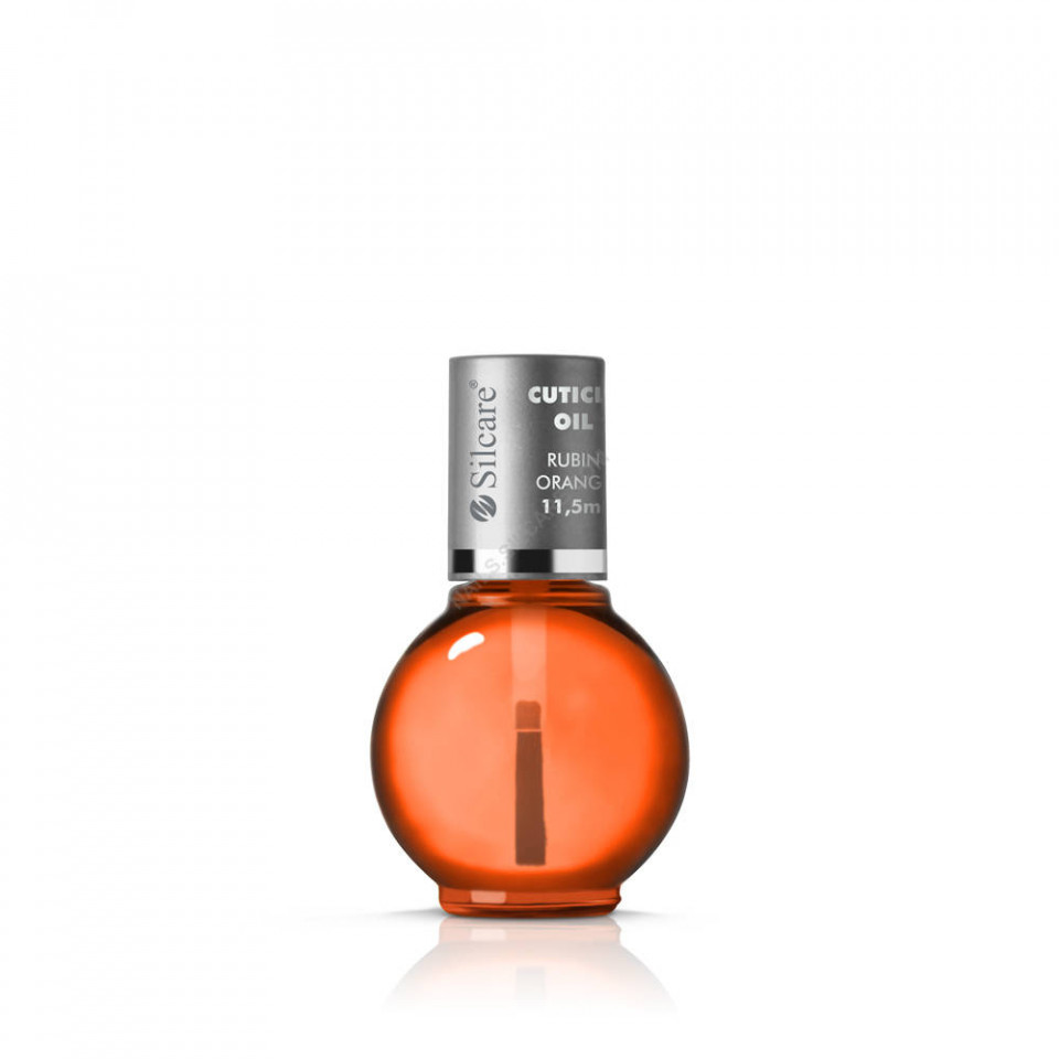 Imagine Ulei Cuticule Cu Pensula 11.5ml Base One Silcare Rubin Orange