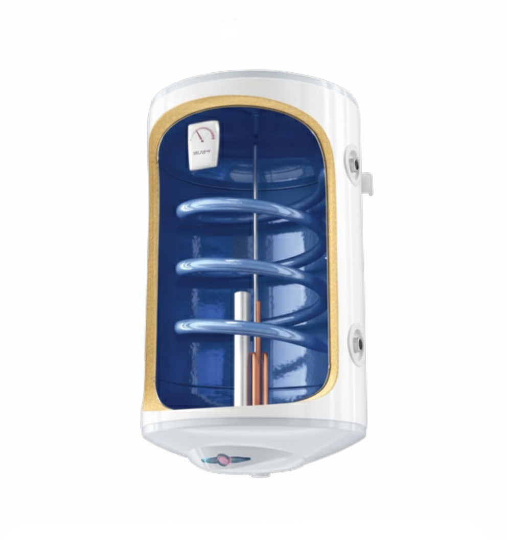 Boiler termoelectric cu o serpentina Tesy BiLight GCVSL 1504420 B11 TSRP, volum 150 l, 2000 W, izolatie 18 mm, clasa C, serpentina pe stanga
