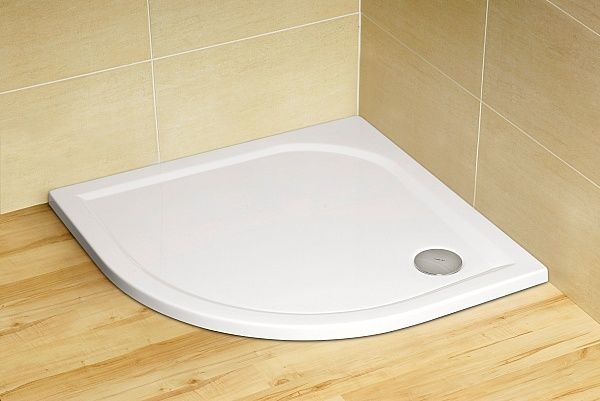 Cadita de dus semirotunda Radaway Delos A 90 x 90 cm