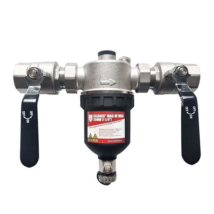 Filtru magnetic pentru instalatia de incalzire CLEANEX MAG HF MAX - 1 1/4" (35MM)