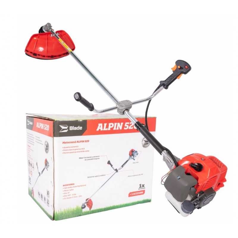 Motocoasa de umar BLADE Alpin 520 - 52cc - benzina, 3.0 CP, 3200 RPM, R5200