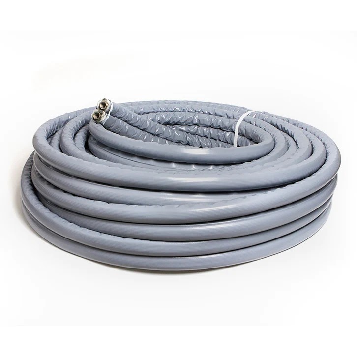Pachet 25 m teava flexibila inox, dublu izolata, cu fir, DN16, 3/4"