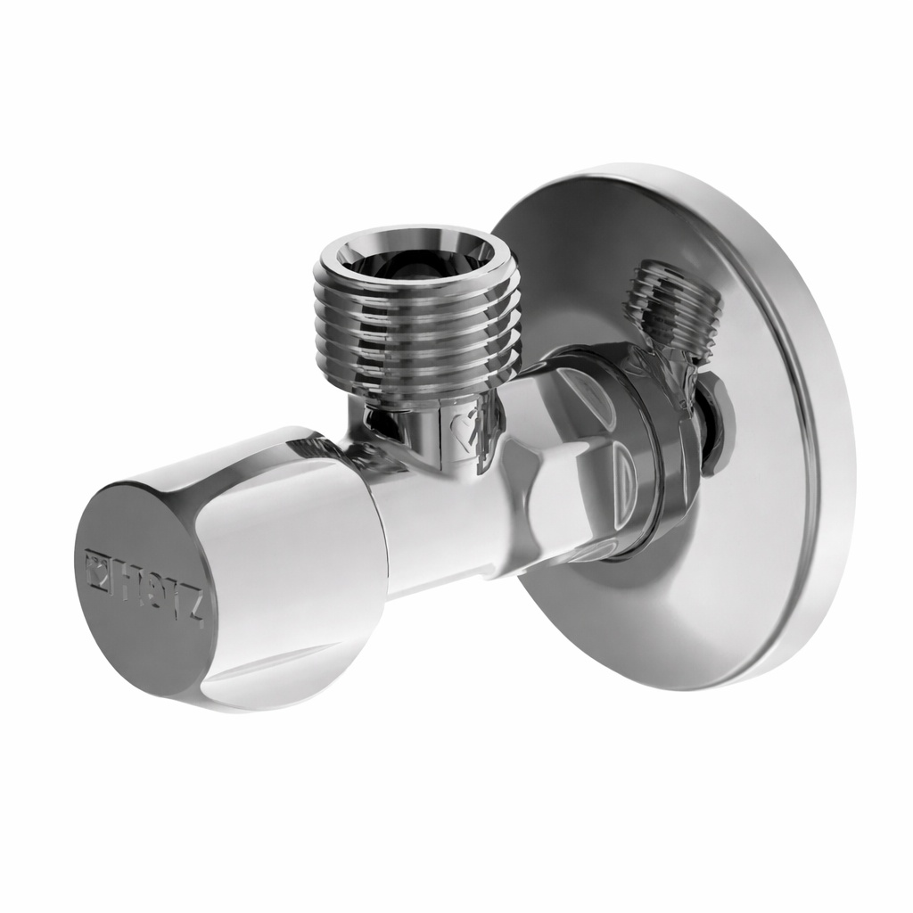 Robinet coltar cu ventil HERZ, FE 1/2" - FE 3/4", pentru apa potabila