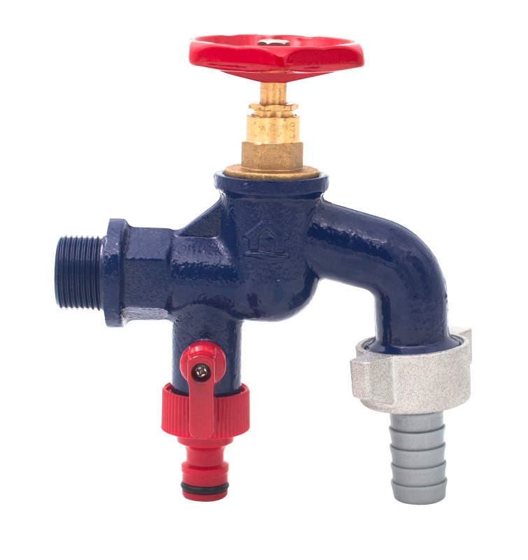 Robinet fonta dublu serviciu cu doua iesiri 3/4", Everpro, ION-RA34D