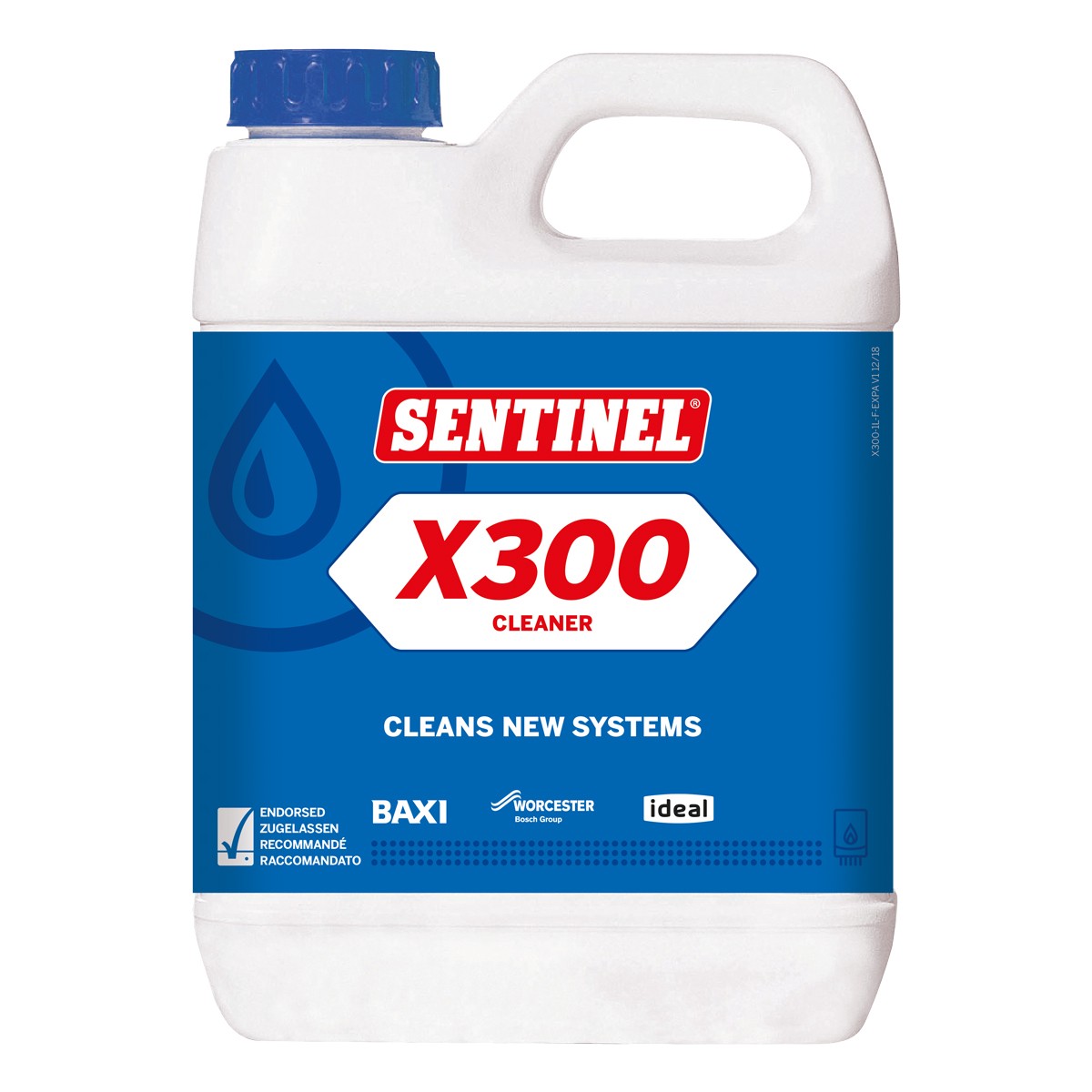 Solutie curatare rapida pentru sisteme termice noi Sentinel X300, 1 litru