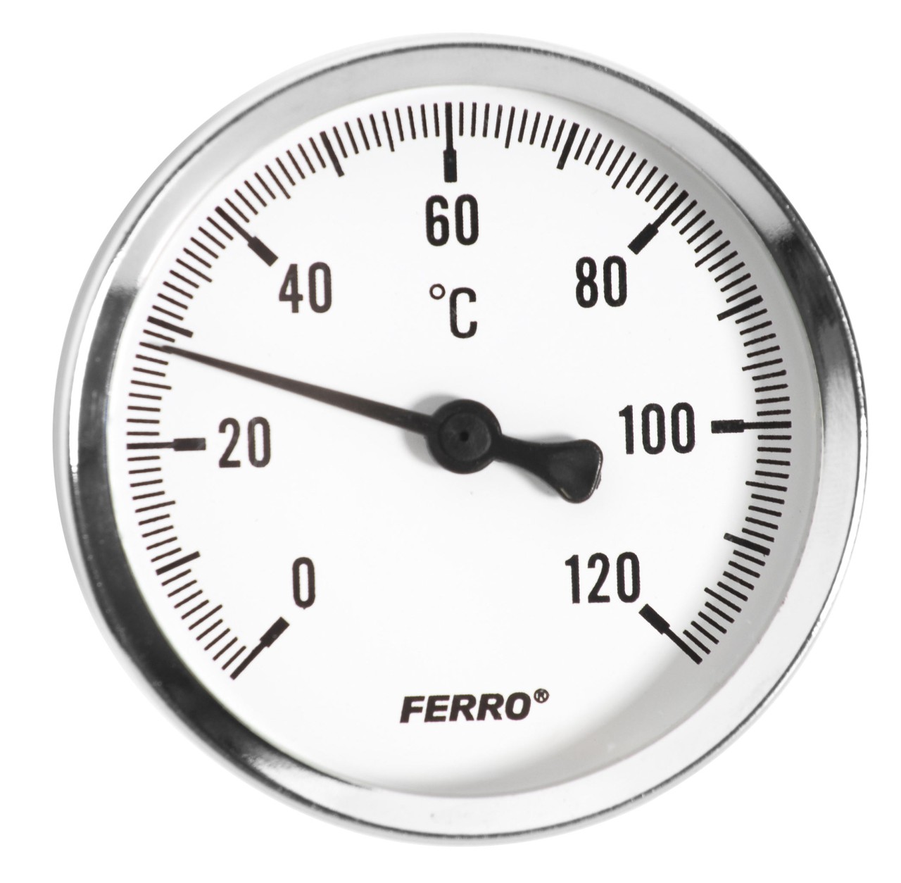 Termometru axial Ferro T63120A, 63 mm x 1/2 inch
