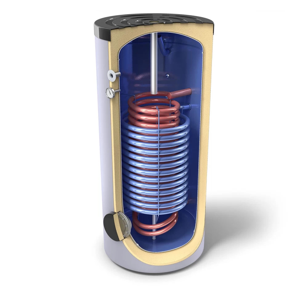 Boiler termo pentru apa calda menajera Tesy EV 9S 13S 200 60, 187 litri, 2 serpentine