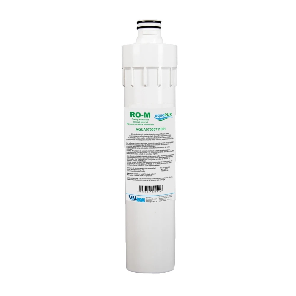 Cartus filtrare apa Aquapur AQUA07000711001, membrana semipermeabila, pentru sistem filtrare, purificare apa, 0.13 l/min