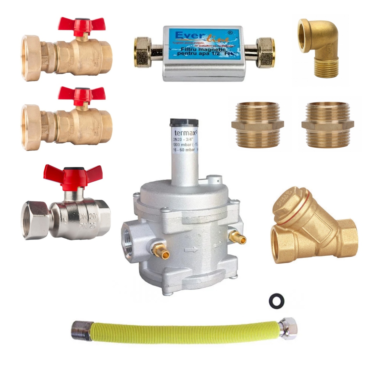Kit complet armaturi montaj centrala Motan