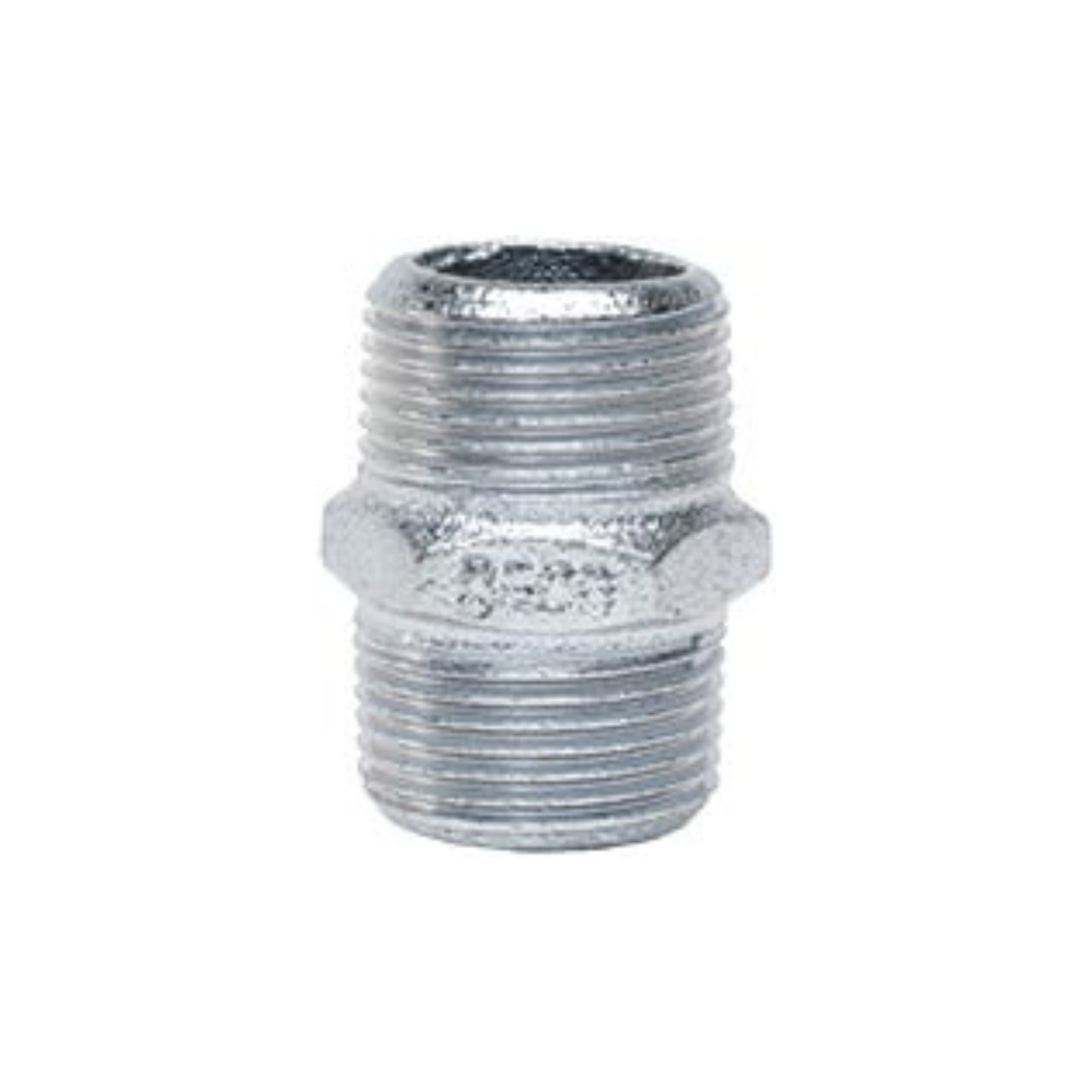 Niplu zincat GEBO, FE-FE Ø1/2"