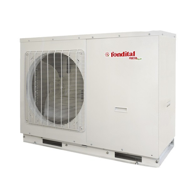 Pompa de caldura aer-apa monobloc 14 kW, Fondital Procida AWM T14, 380V, Inverter, R32, Panou de control inclus