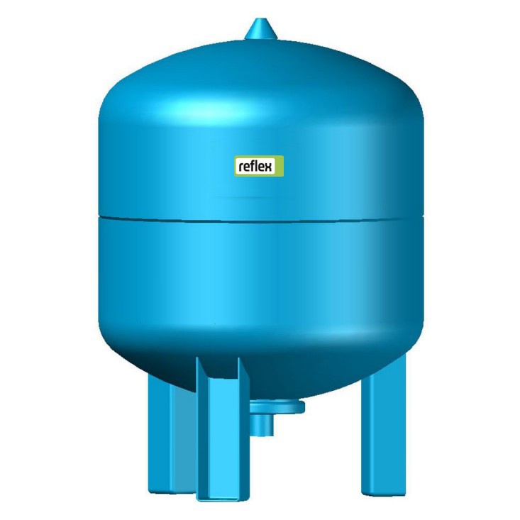 Vas expansiune Reflex 33 litri cu membrana, fara circulatie interna, pentru instalatii sanitare, Ø 354 mm, 3/4", 10 bar, Albastru