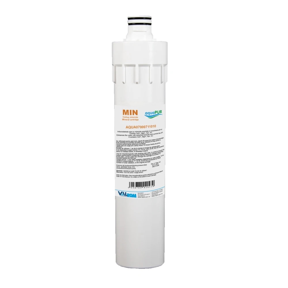 Cartus filtrare apa Aquapur AQUA07000711010, pentru sistem filtrare, mineralizare osmoza, 0.13 l/min
