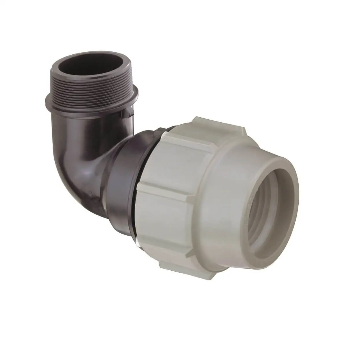 Cot PEHD, Ø32 mm x 1 E, 90º, PN16, Plasson