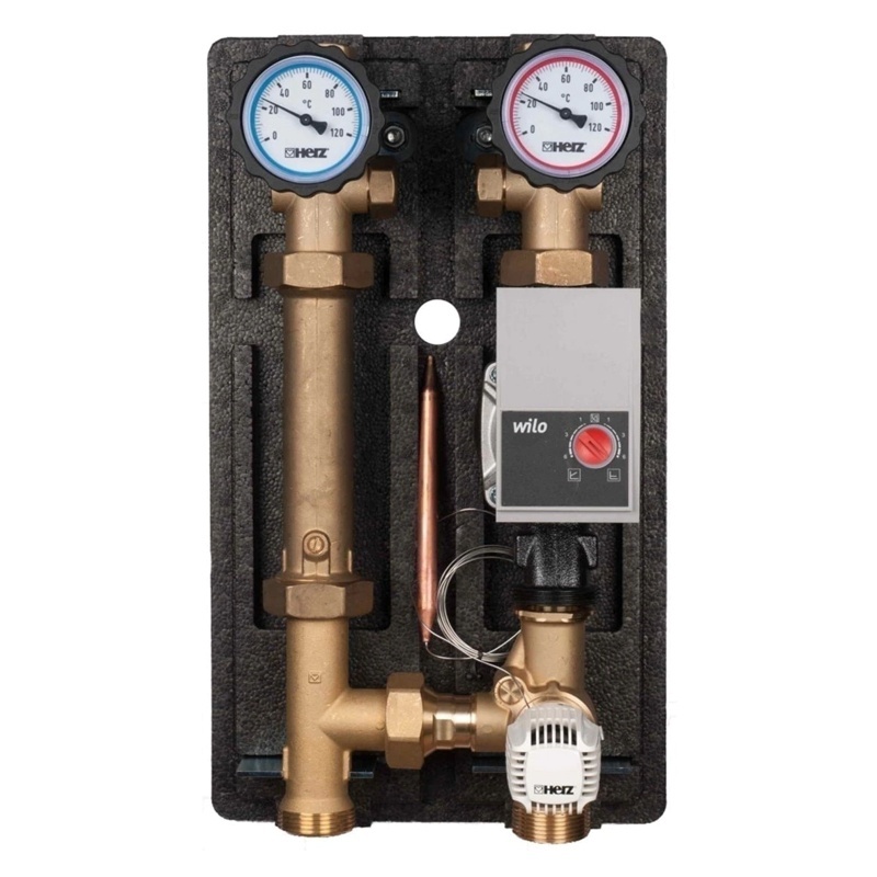 Grup de pompare Pumpfix Constant HERZ, 25÷50°C, DN 25, cu pompa Wilo, 1451079