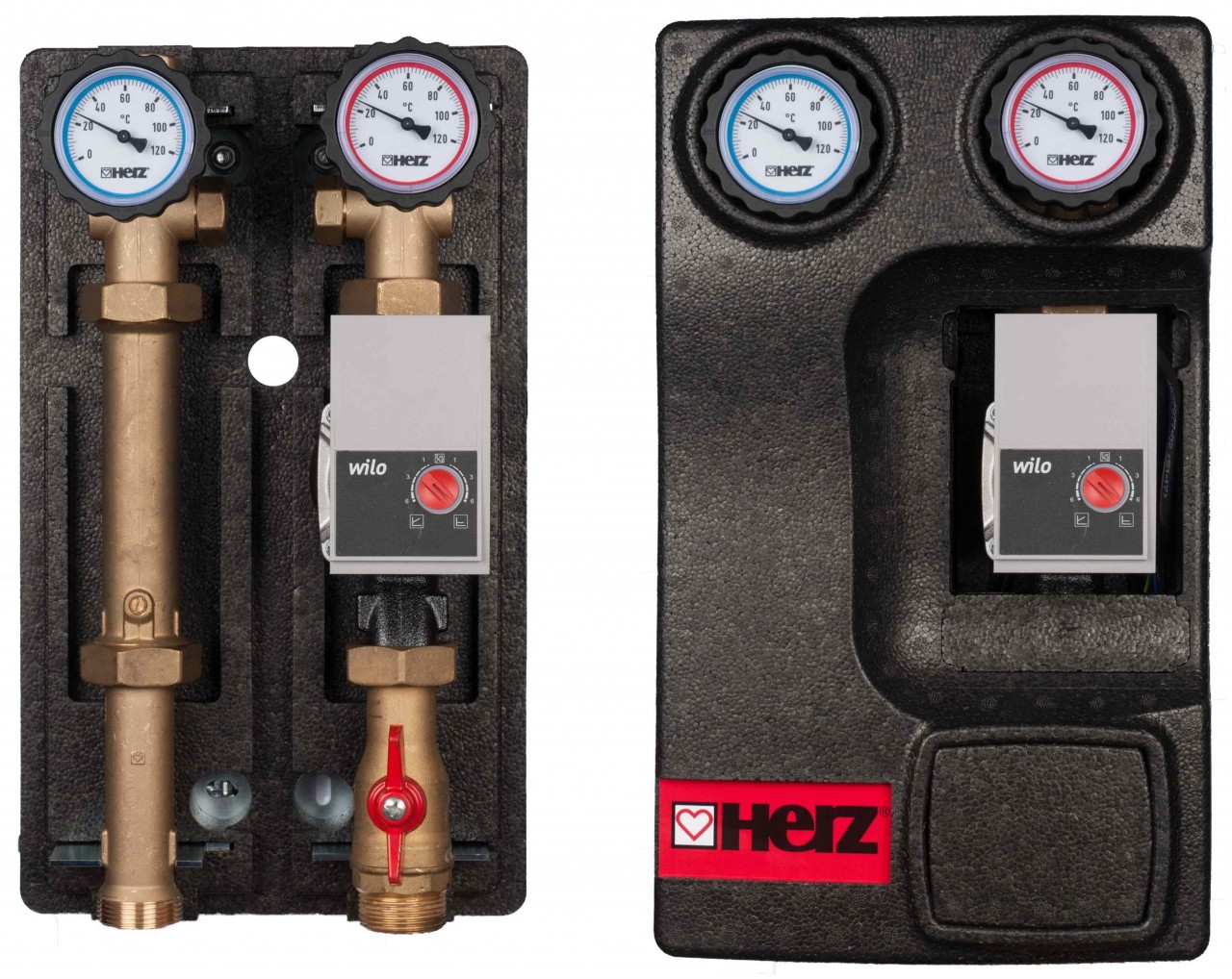 Grup pompare Pumpfix DIRECT HERZ, DN 25, cu pompa pentru incalzire in pardoseala